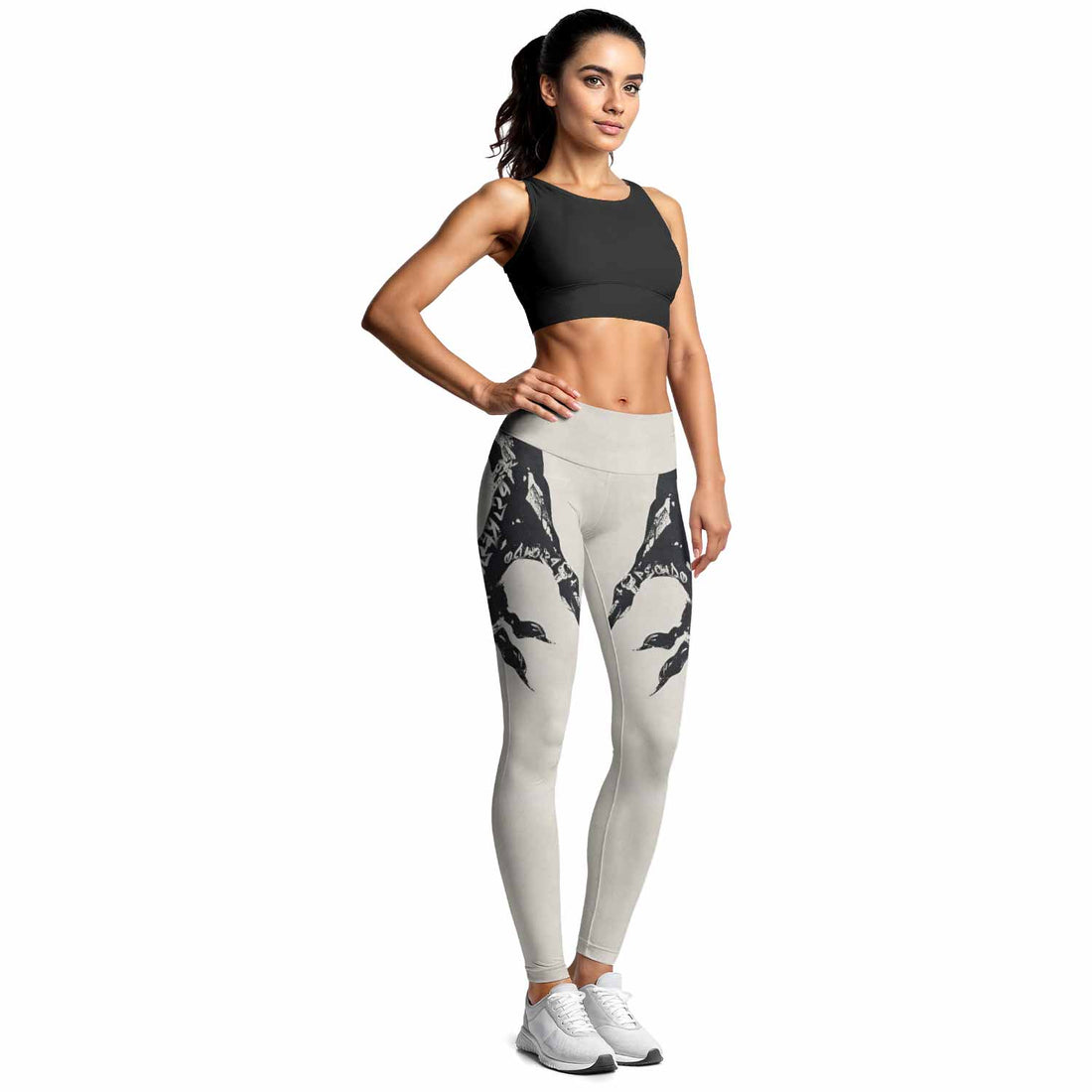 Monster Claw with Cross Women's Leggings - lifestyle view