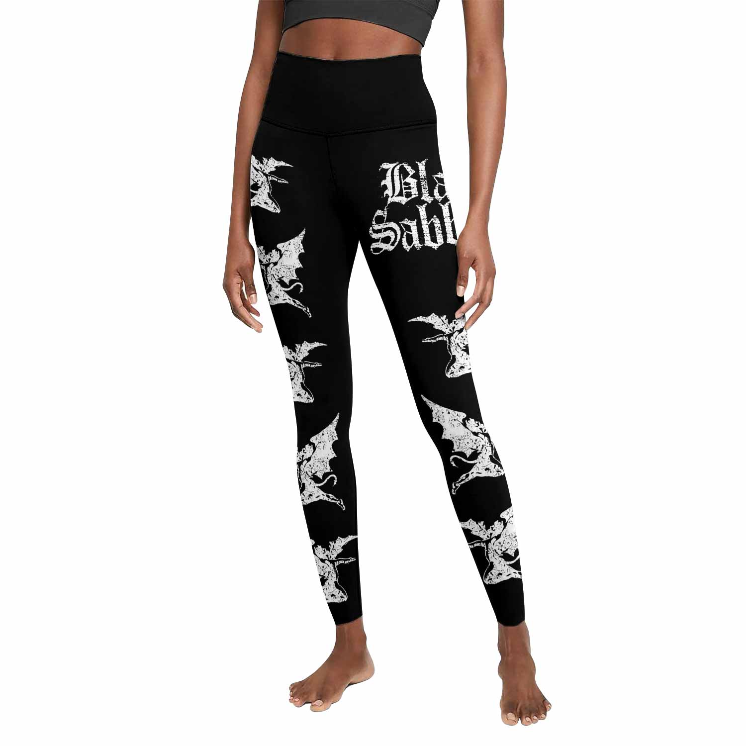 Black Sabbath Sabbath Bloody Sabbath Women's Leggings - front view mockup