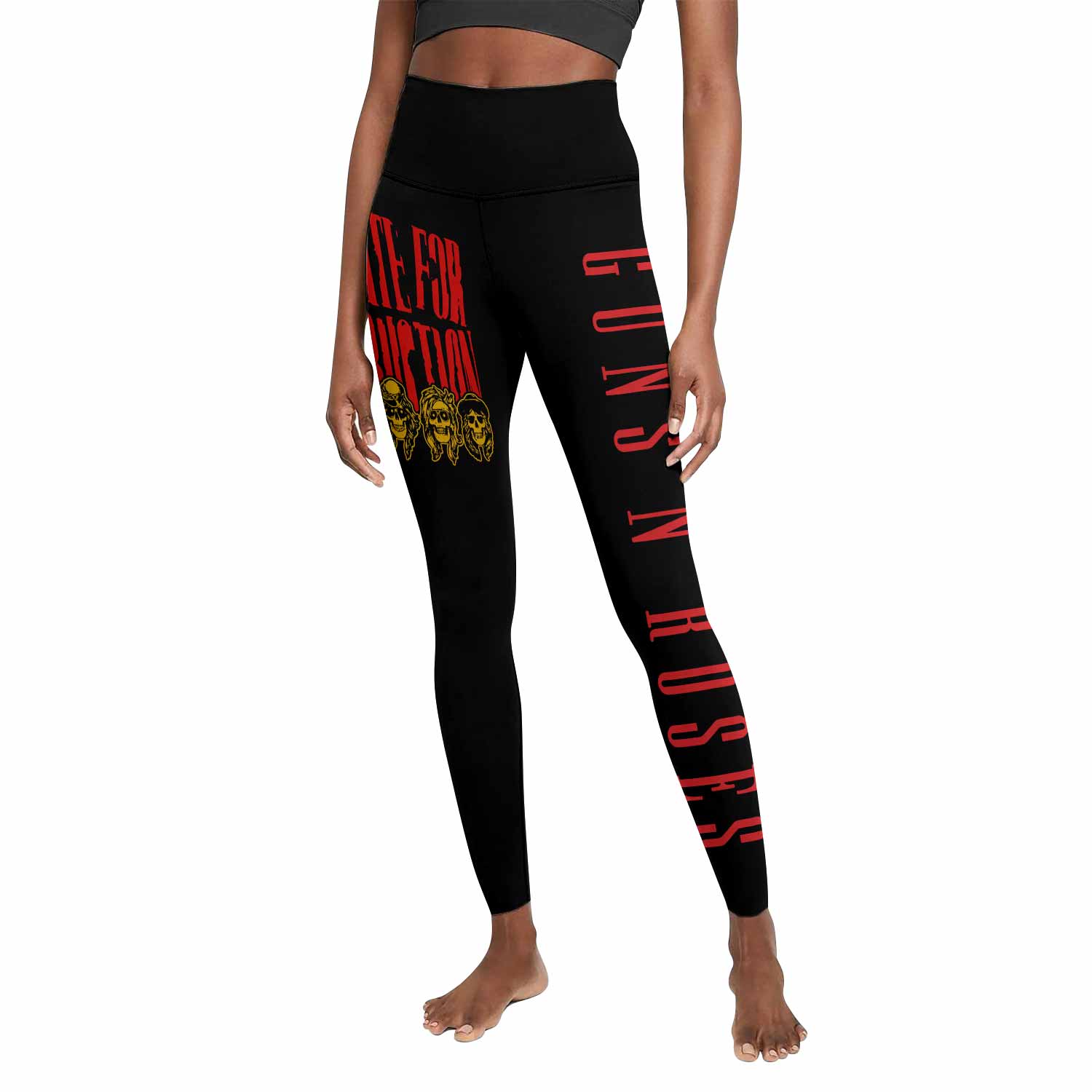 Guns N' Roses Appetite for Destruction Women's Leggings - front view mockup