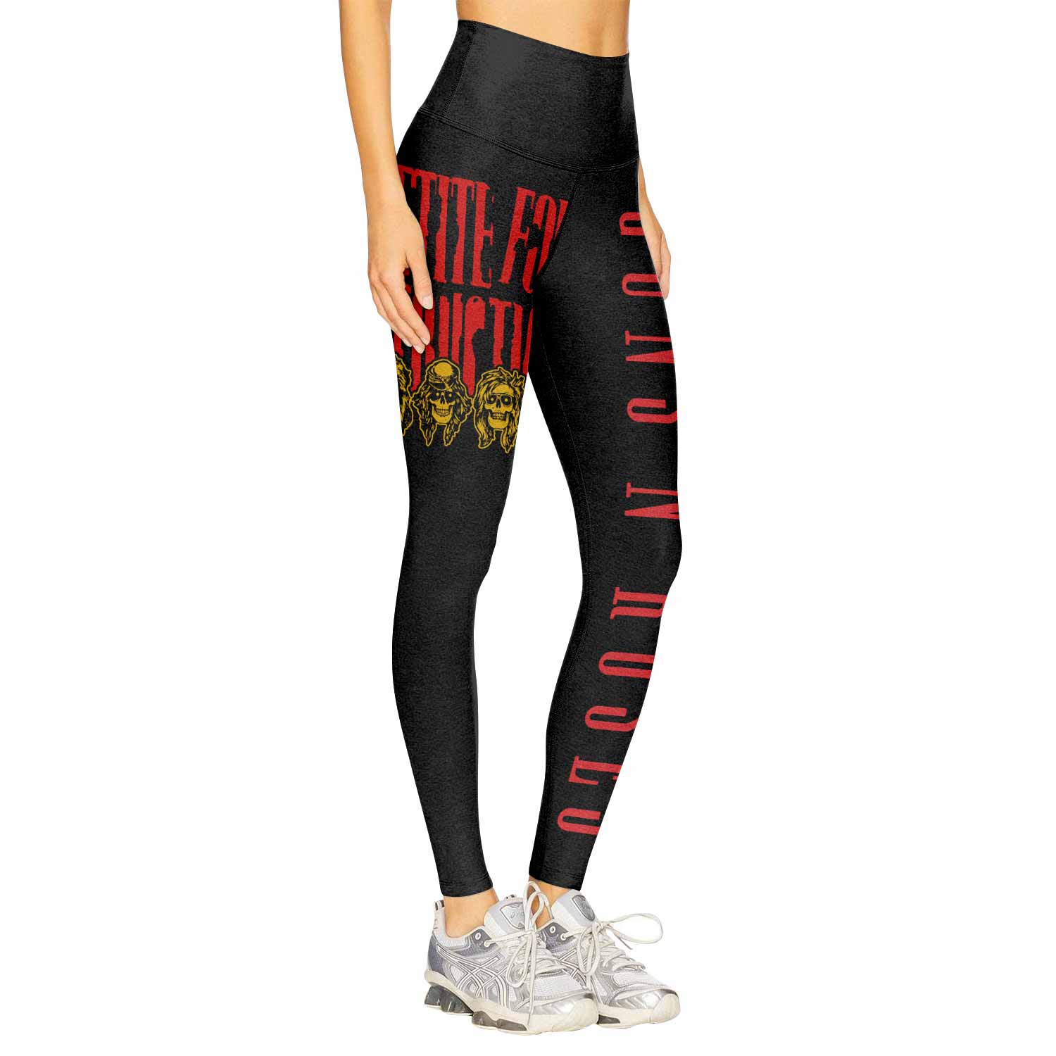 Guns N' Roses Appetite for Destruction Women's Leggings - right side mockup