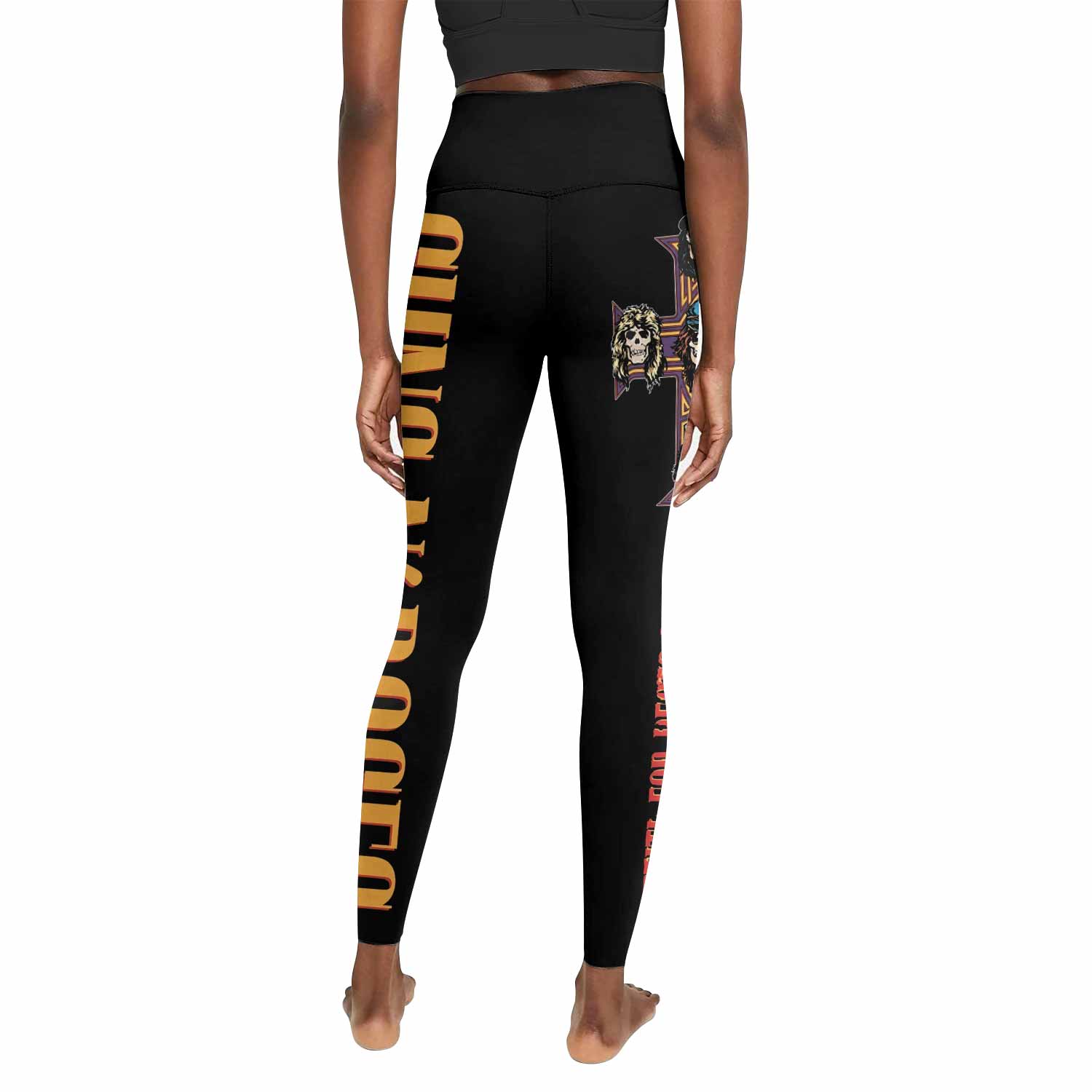 Appetite for Destruction Guns N' Roses Women's Leggings - back view mockup