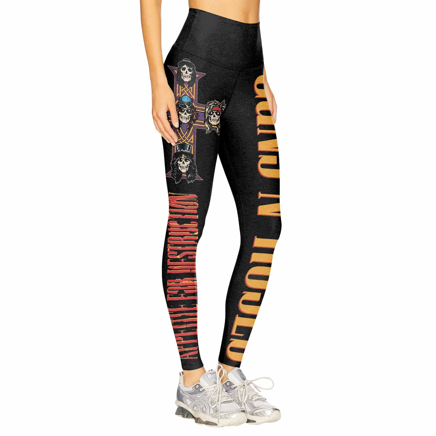 Appetite for Destruction Guns N' Roses Women's Leggings - right side mockup