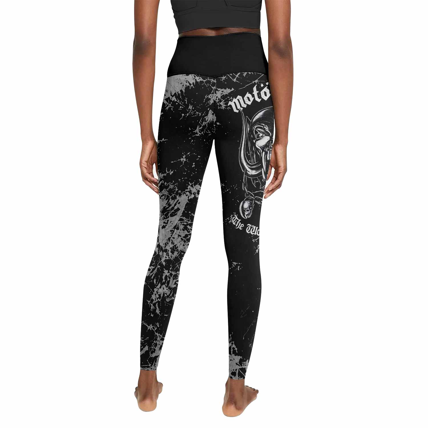 Motörhead The Wörld Is Yours Women's Leggings - back view mockup