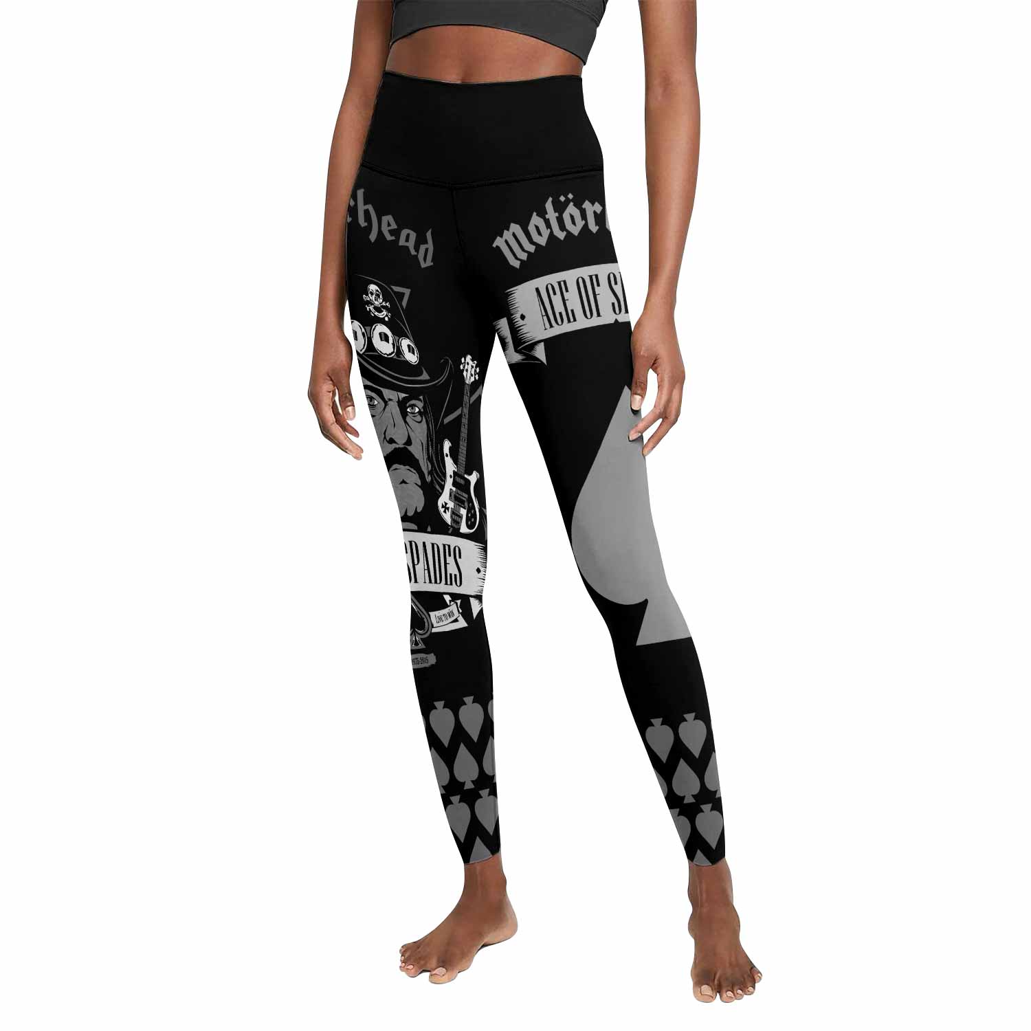 Motörhead Ace of Spades Women's Leggings - front view mockup