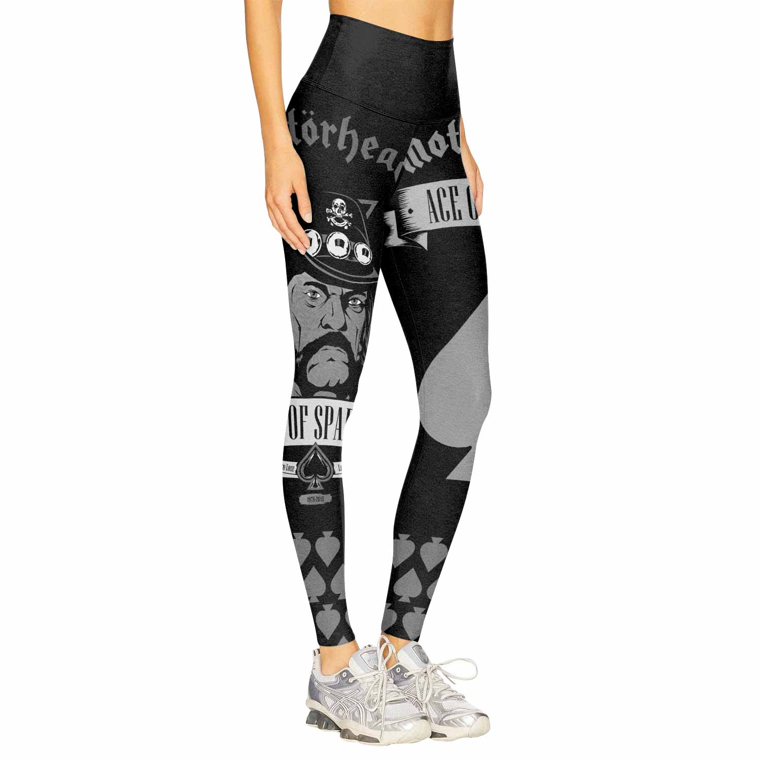 Motörhead Ace of Spades Women's Leggings - right side mockup