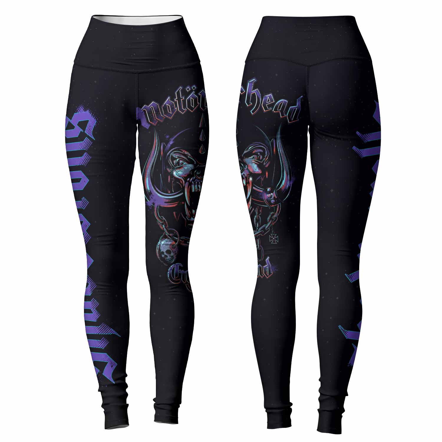 Motörhead England 1978 Women's Leggings - front and back view