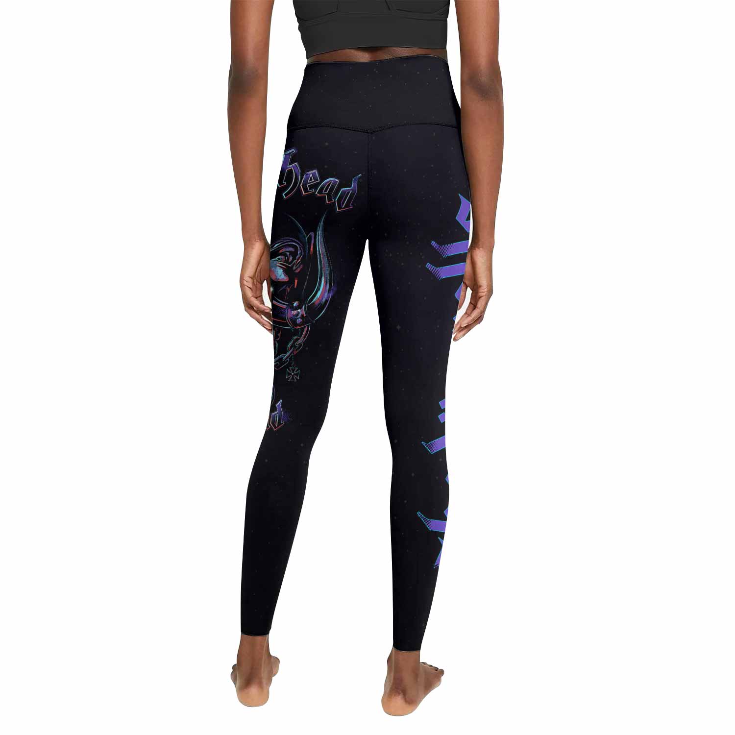 Motörhead England 1978 Women's Leggings - back view mockup
