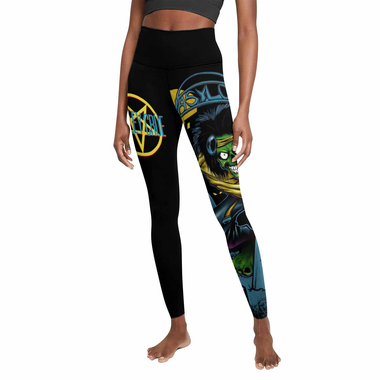 Mötley Crüe Dr. Feelgood Women's Leggings - front view mockup