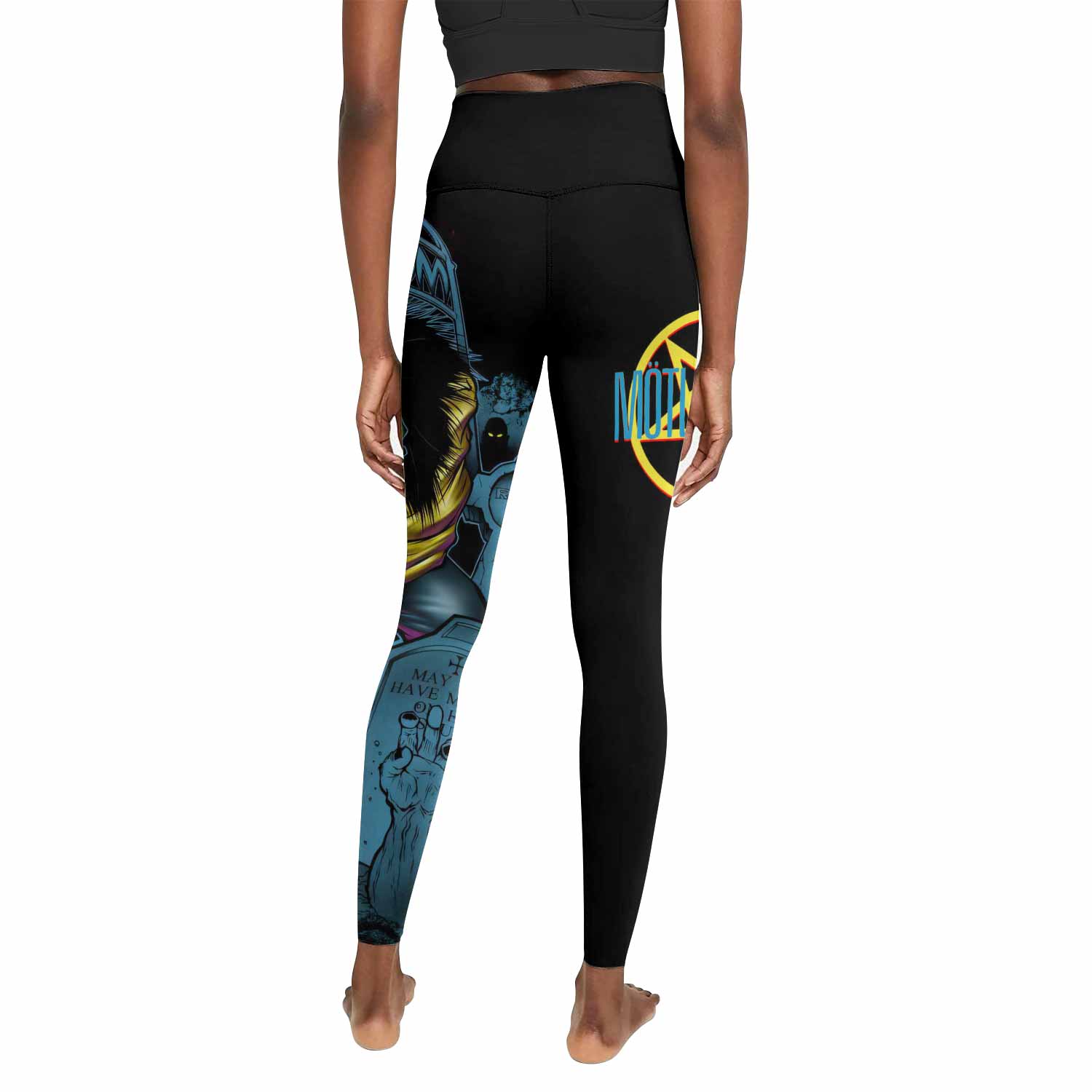 Mötley Crüe Dr. Feelgood Women's Leggings - back view mockup