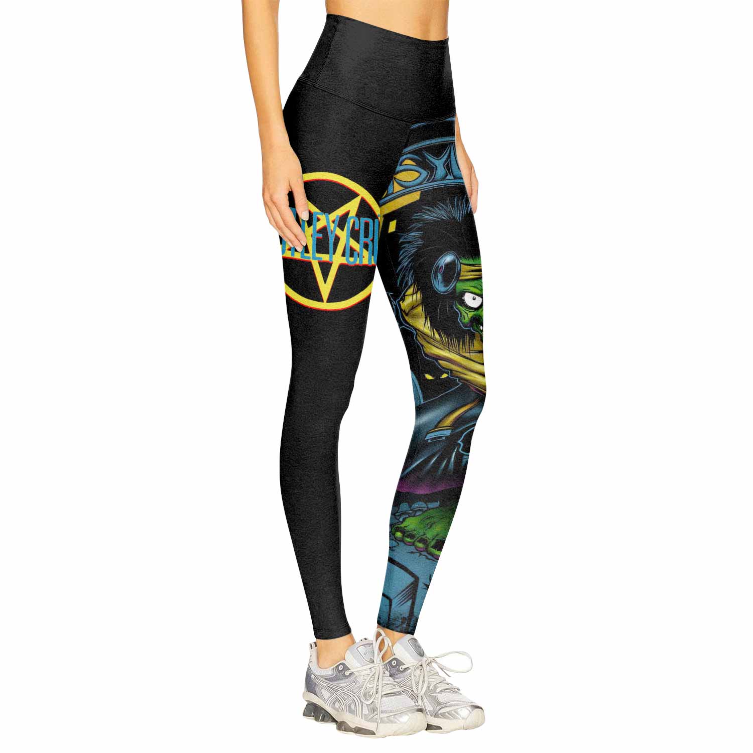 Mötley Crüe Dr. Feelgood Women's Leggings - right side mockup