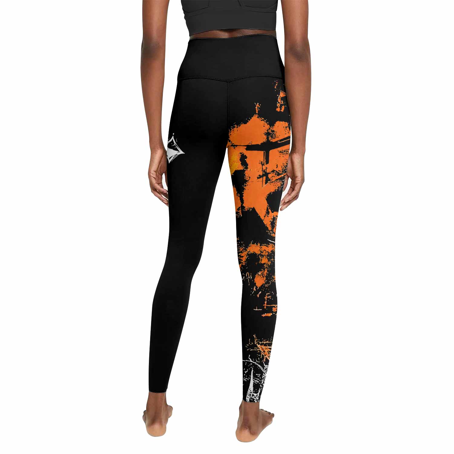 Deftones Etombed Women's Leggings - back view mockup