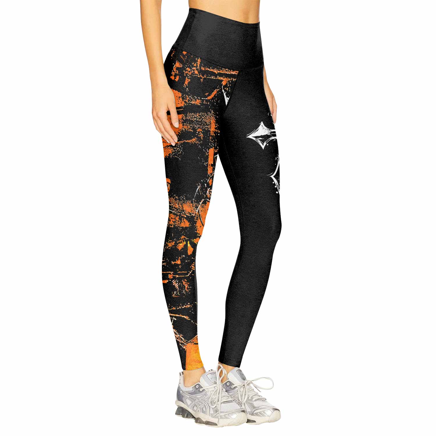 Deftones Etombed Women's Leggings - right side mockup