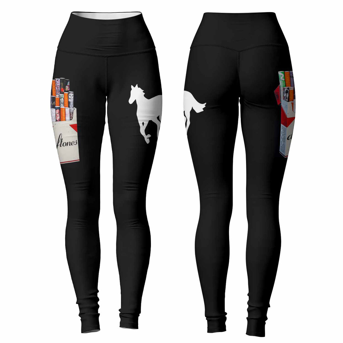 Deftones Cigarette Vintage Women's Leggings - lifestyle view