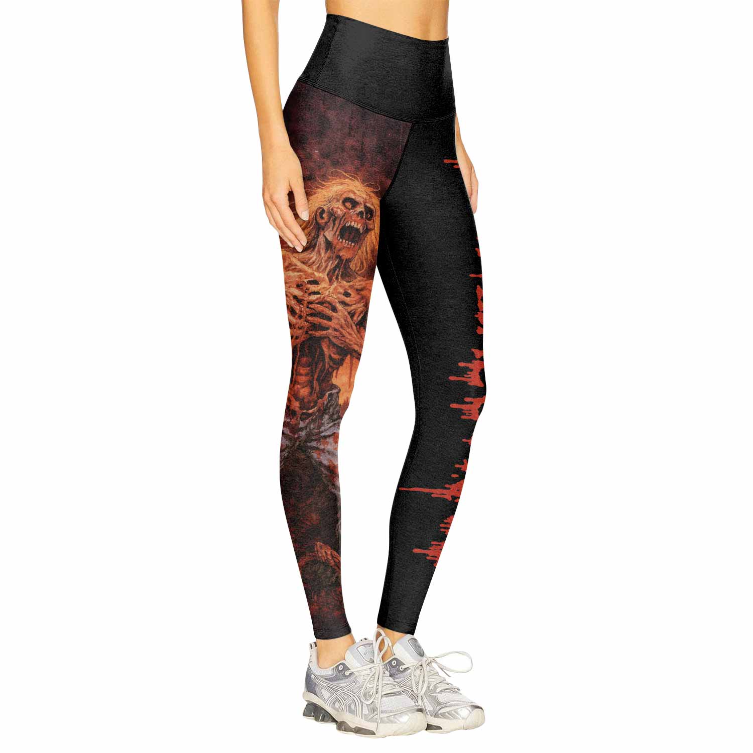Cannibal Corpse Eaten Back to Life Women's Leggings - right side mockup