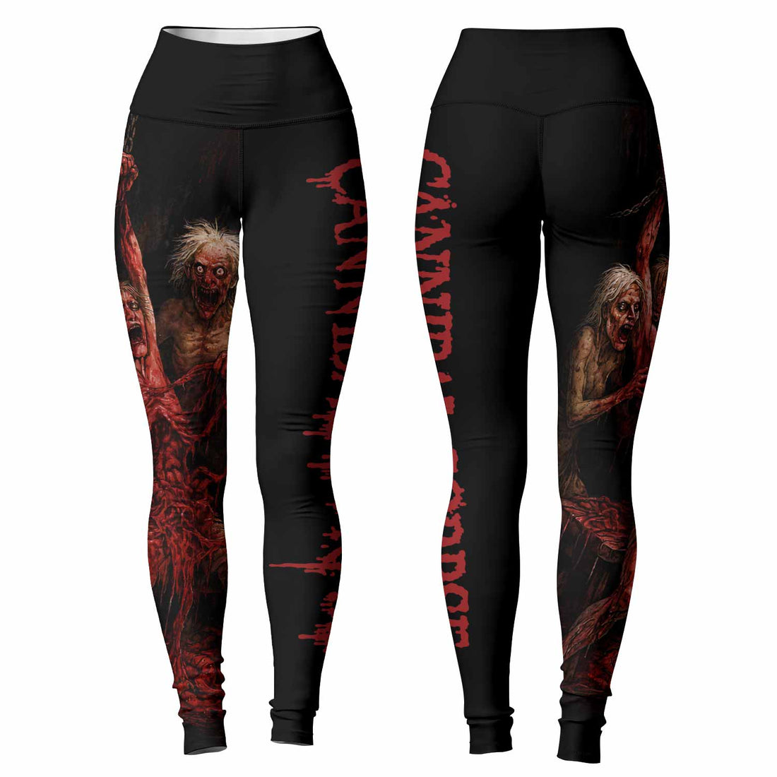 Butchered at Birth Cannibal Corpse Women's Leggings - lifestyle view