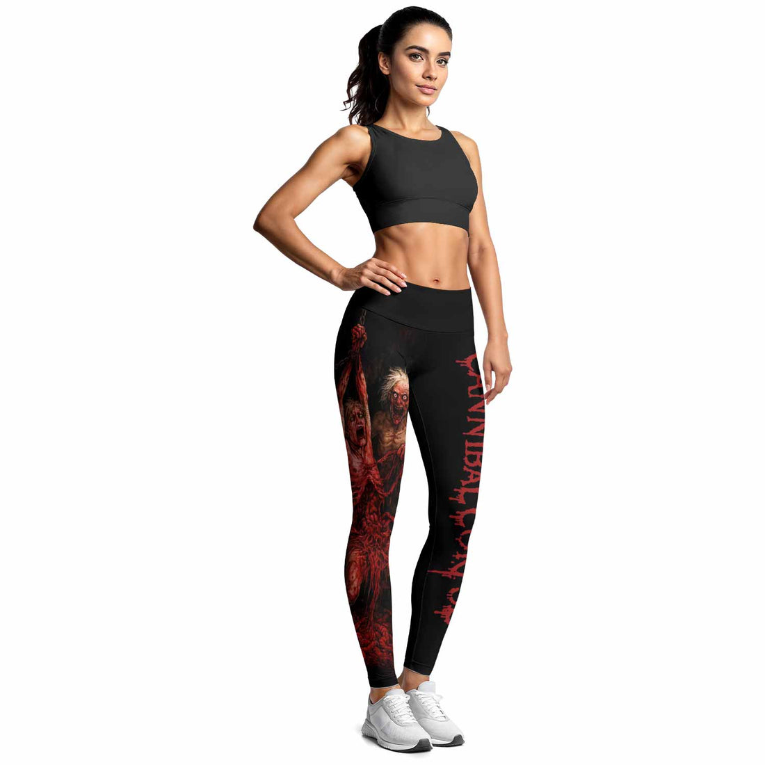 Butchered at Birth Cannibal Corpse Women's Leggings - lifestyle view