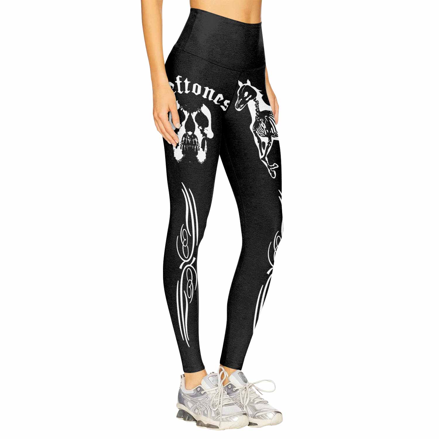 Deftones Sacramento Women's Leggings - right side mockup