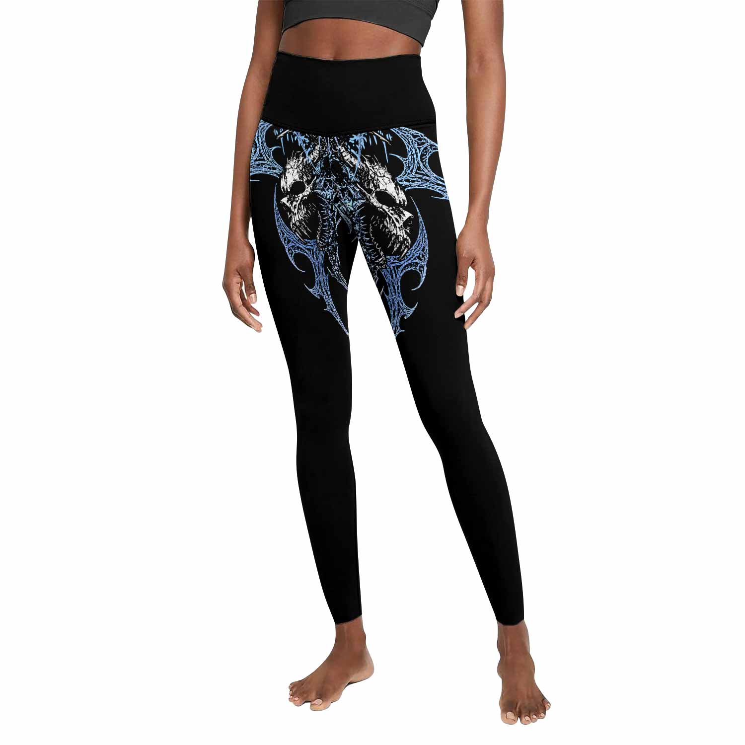 Abyssal Dominion Women's Leggings - front view mockup