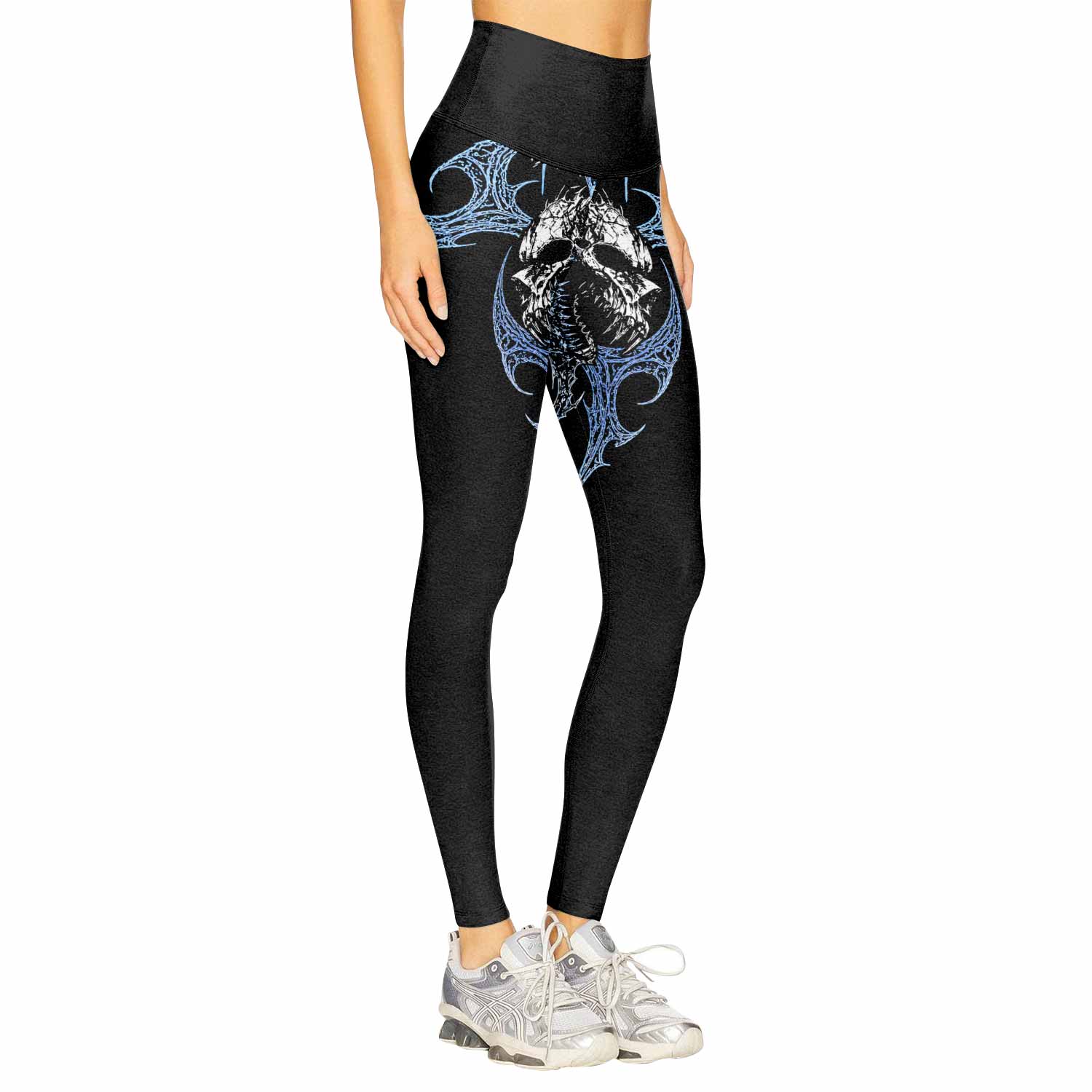Abyssal Dominion Women's Leggings - right side mockup