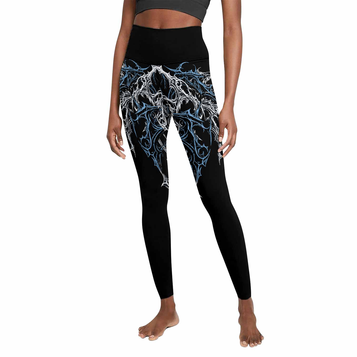 Hellborn Dominion Women's Leggings - front view mockup