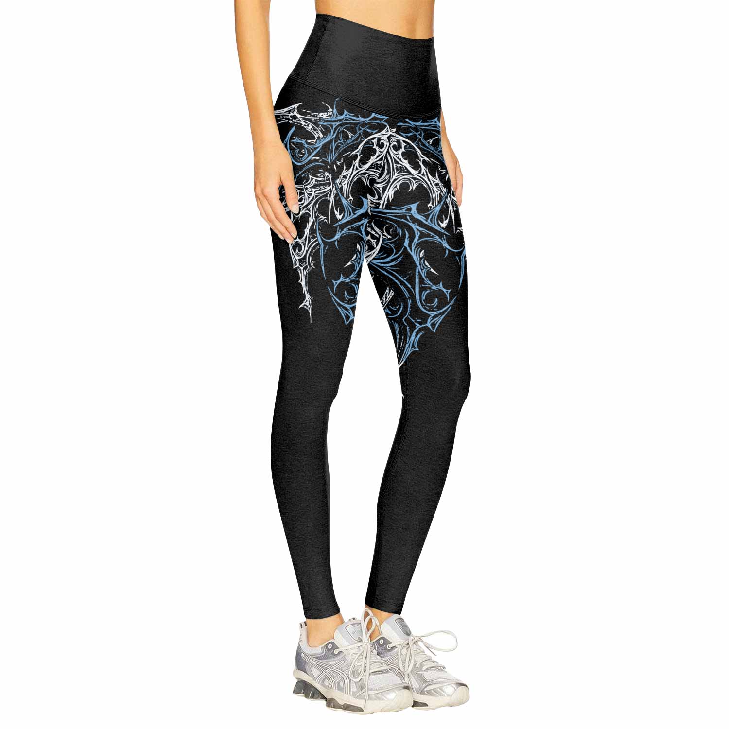 Hellborn Dominion Women's Leggings - right side mockup