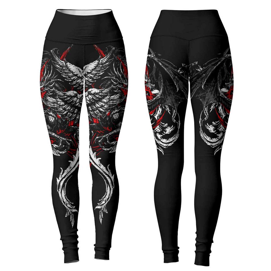 Crimson Seraphim Women's Leggings - lifestyle view