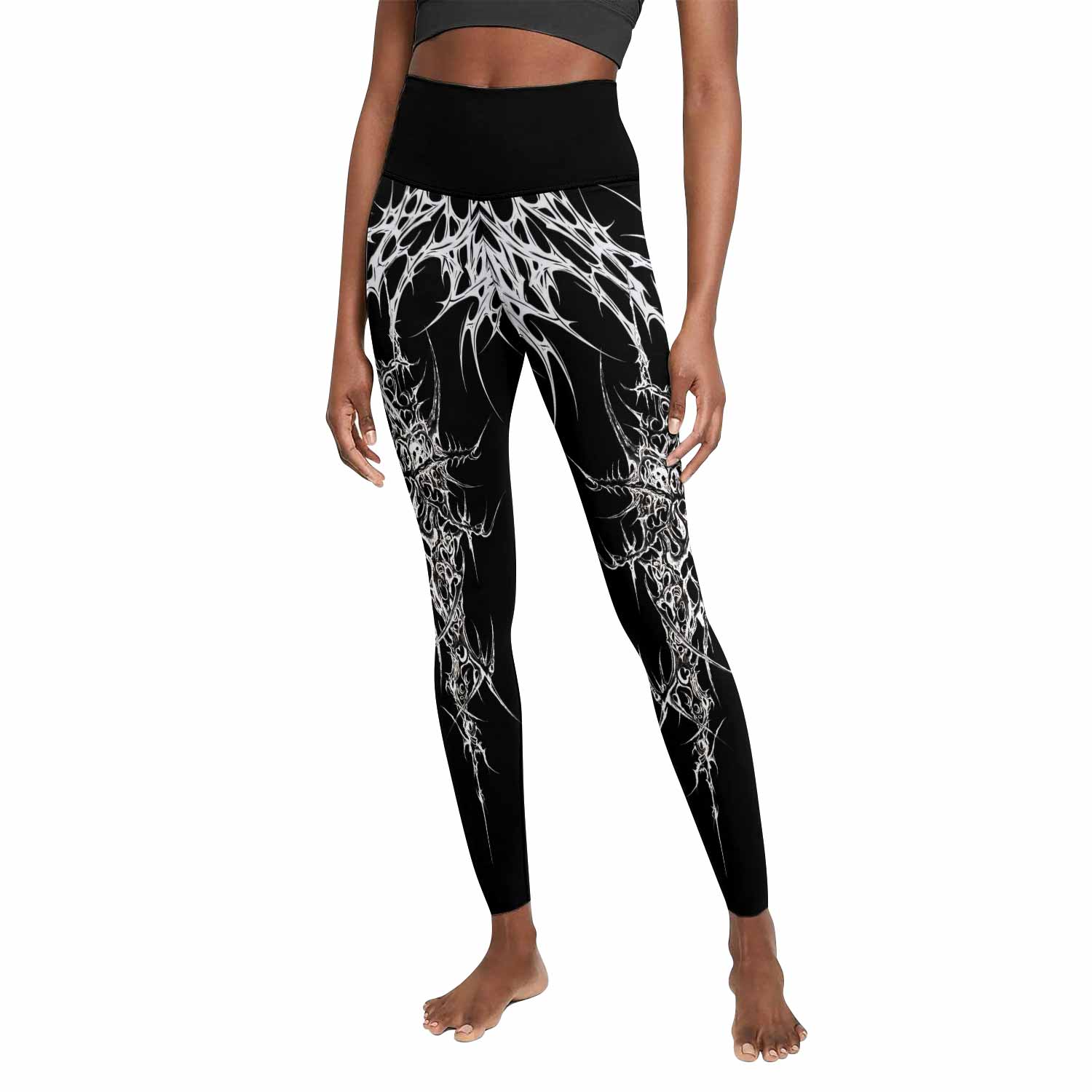 Void Sigil Women's Leggings - front view mockup