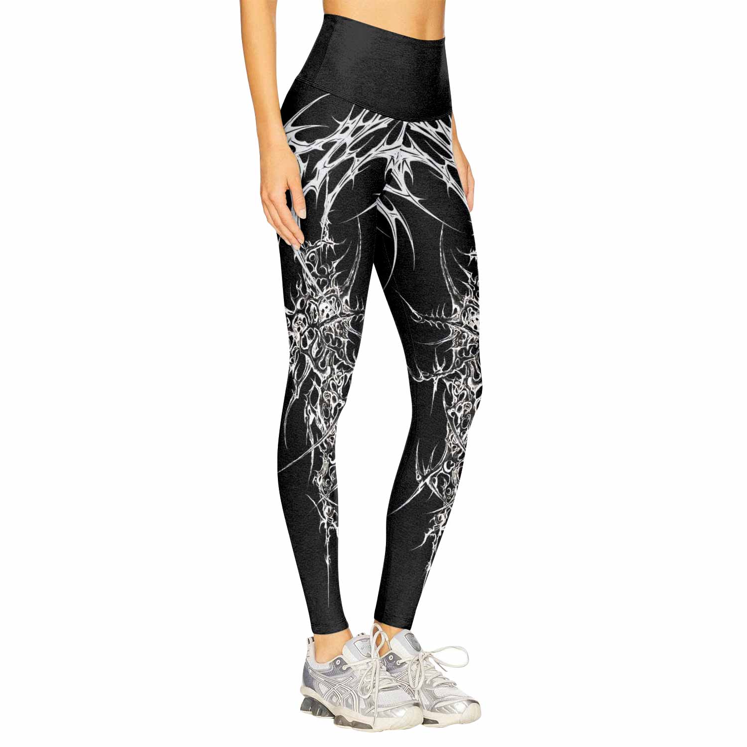 Void Sigil Women's Leggings - right side mockup