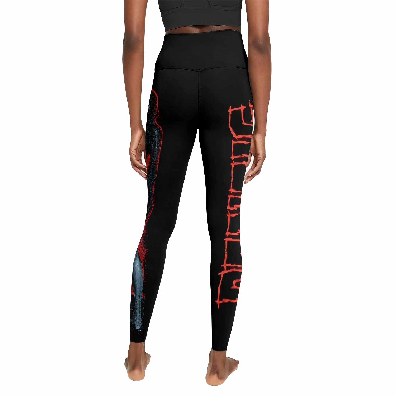 Danzig Deth Red Sabaoth Women's Leggings - back view mockup
