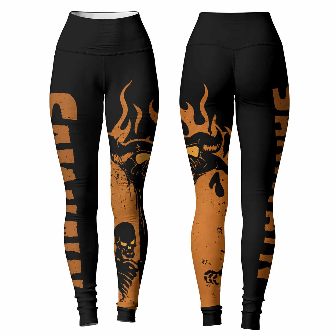 Samhain Horror Punk Women's Leggings - lifestyle view
