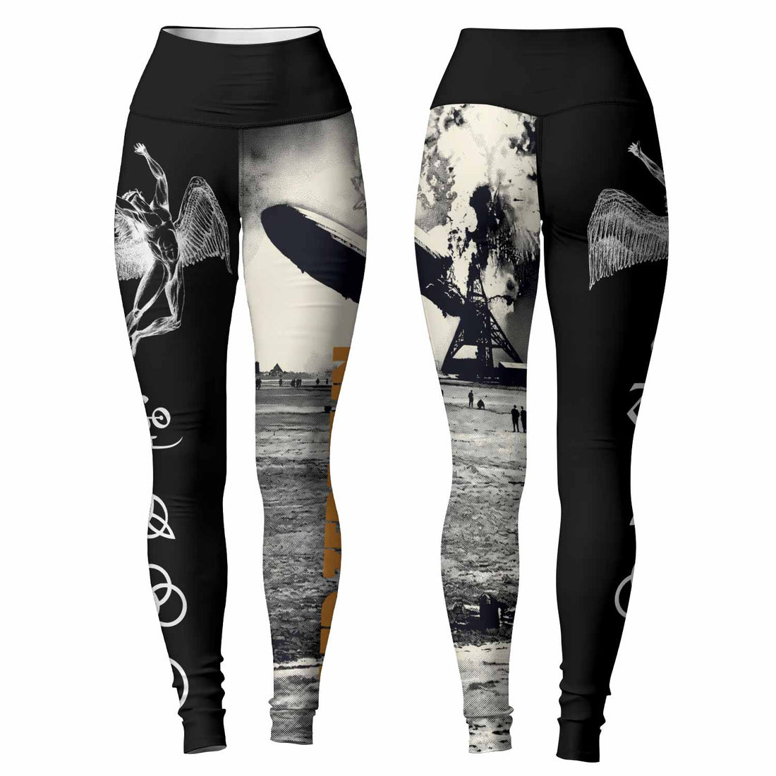 Led Zeppelin Women's Leggings - lifestyle view