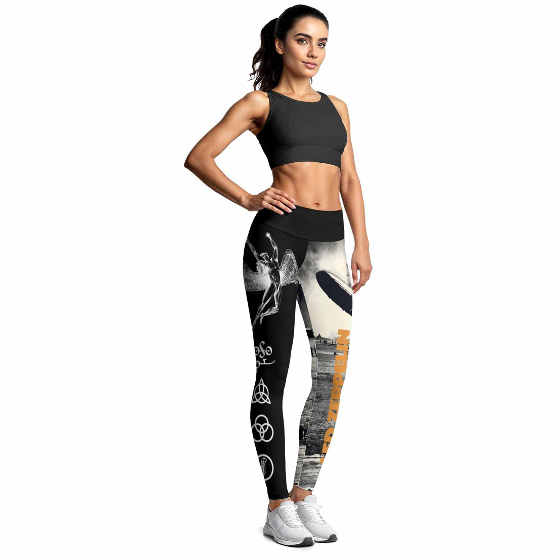 Led Zeppelin Women's Leggings - lifestyle view