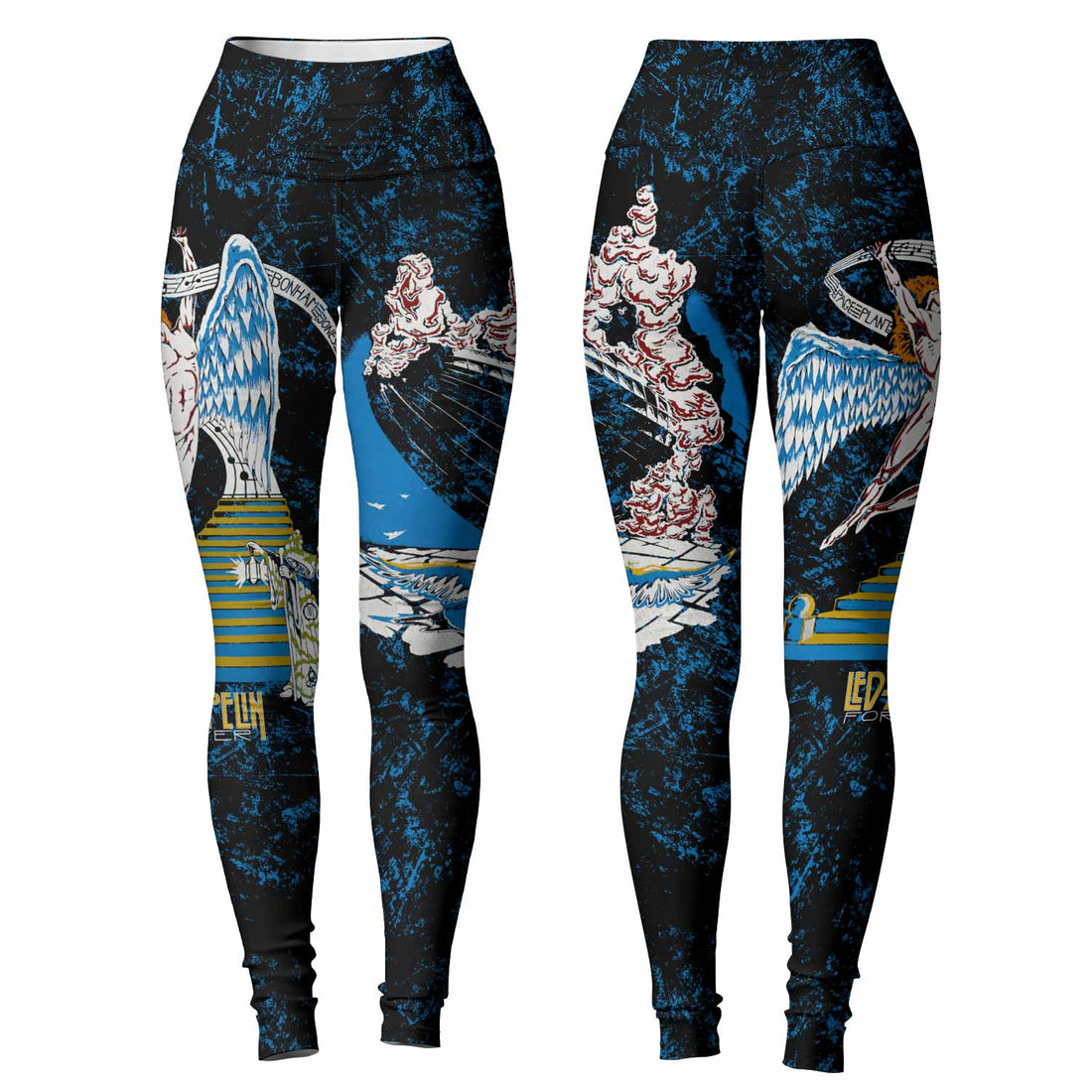Led Zeppelin Swan Song Women's Leggings - lifestyle view