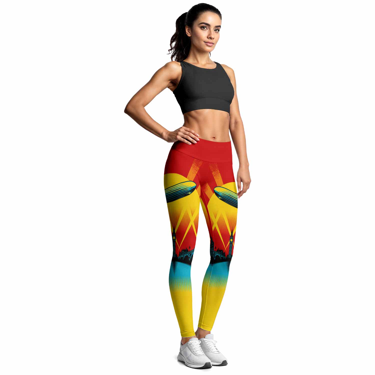 Led Zeppelin Celebration Day Women's Leggings - lifestyle view