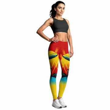 Led Zeppelin Celebration Day Women's Leggings - lifestyle view