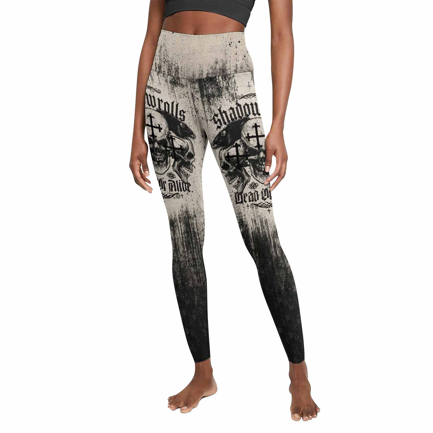 Shadowrolls Dead Or Alive Women's Leggings - front view mockup