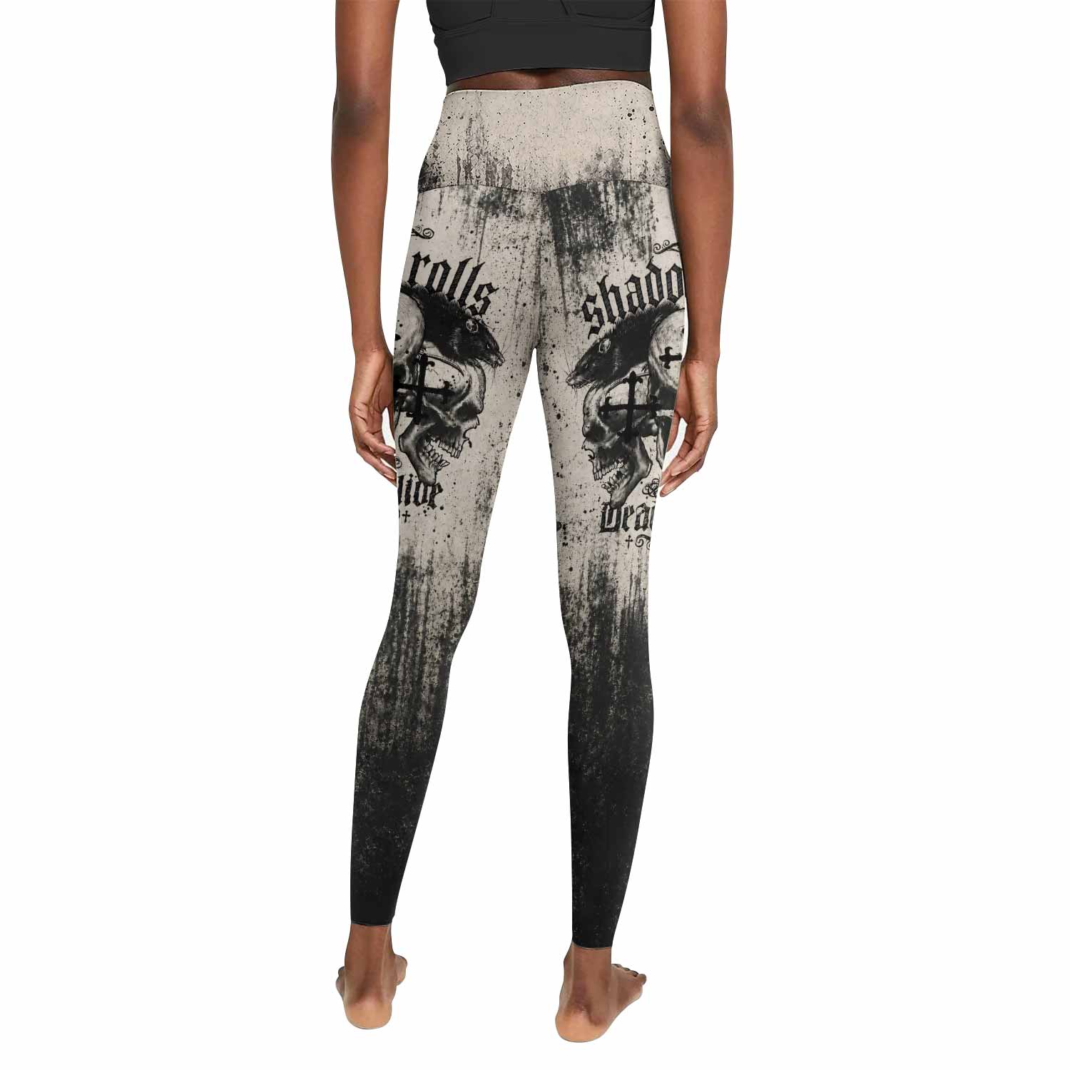 Shadowrolls Dead Or Alive Women's Leggings - back view mockup