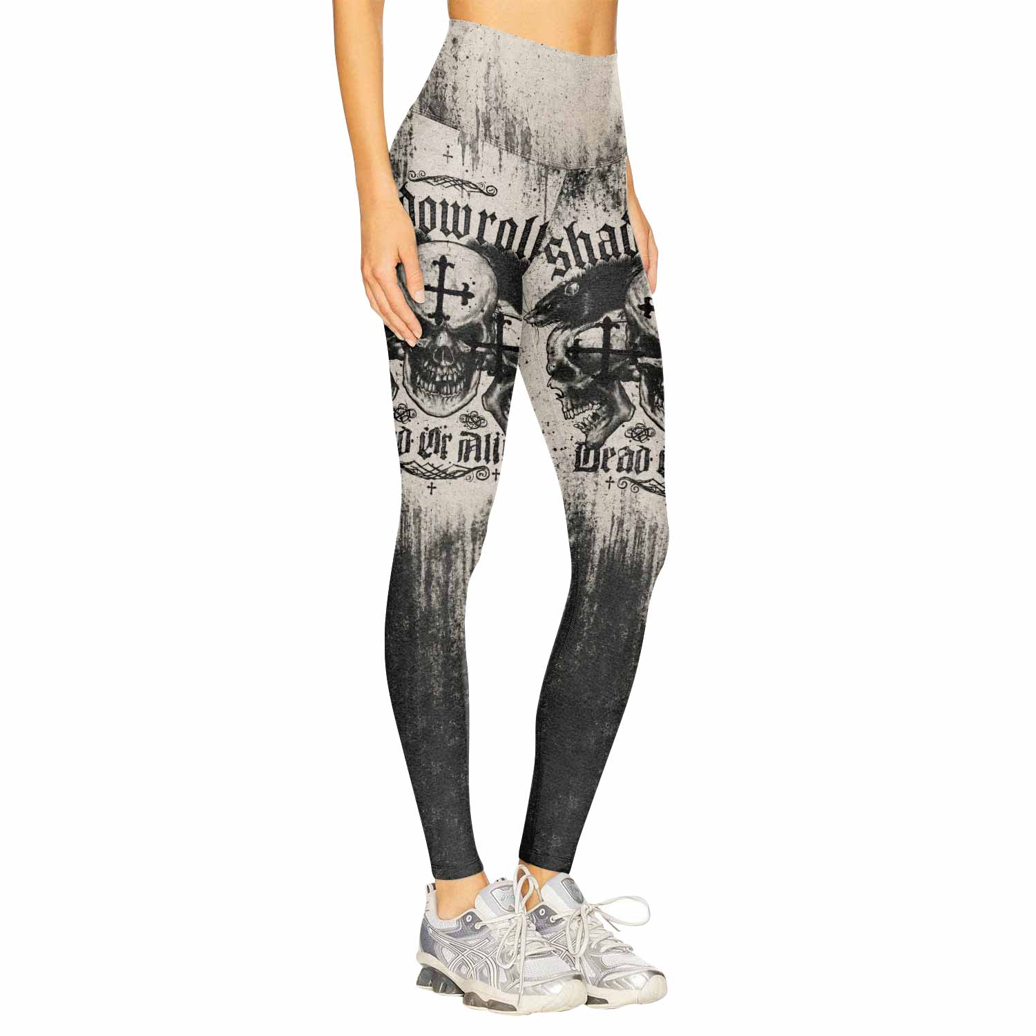 Shadowrolls Dead Or Alive Women's Leggings - right side mockup