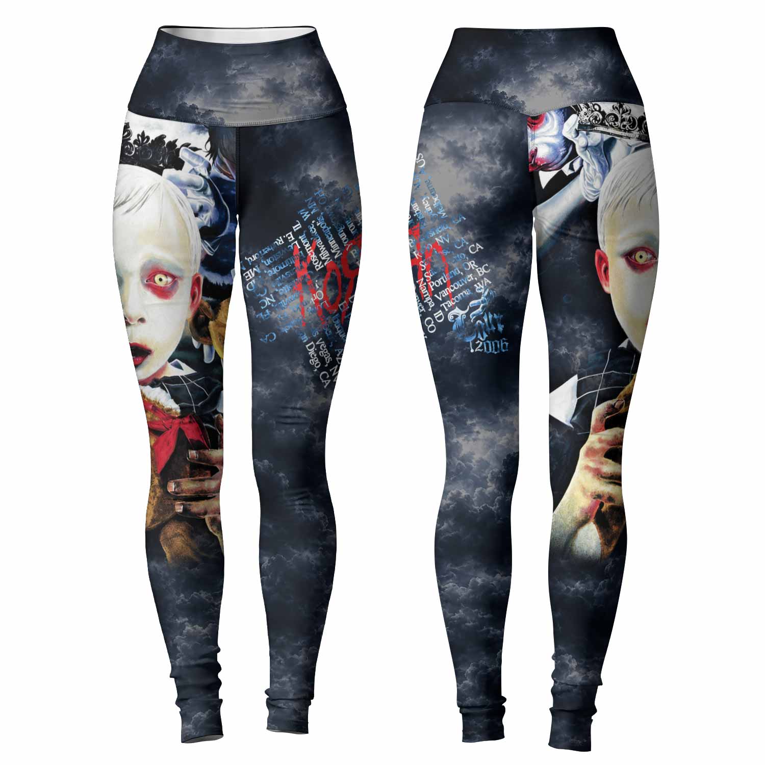 Korn See You On The Other Side Women's Leggings - front and back view