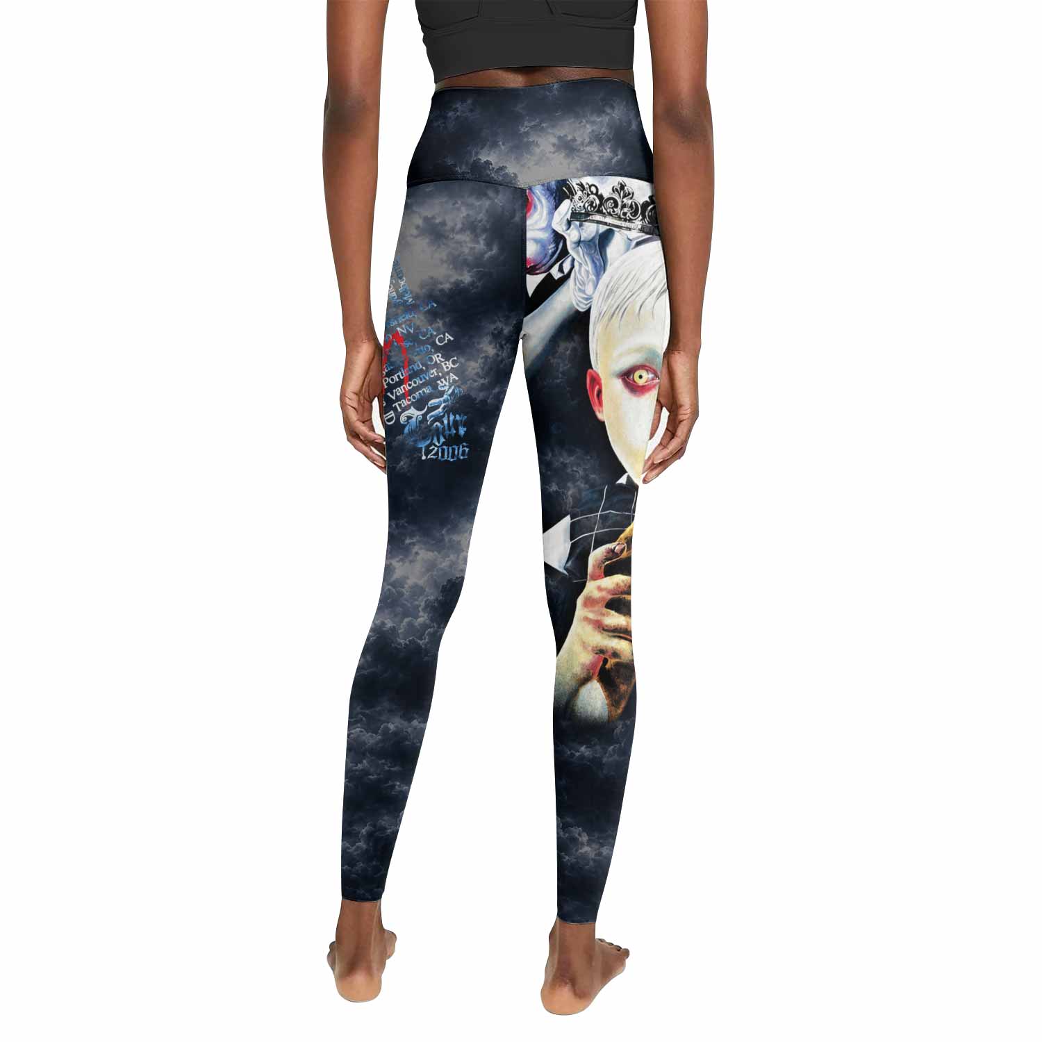 Korn See You On The Other Side Women's Leggings - back view mockup