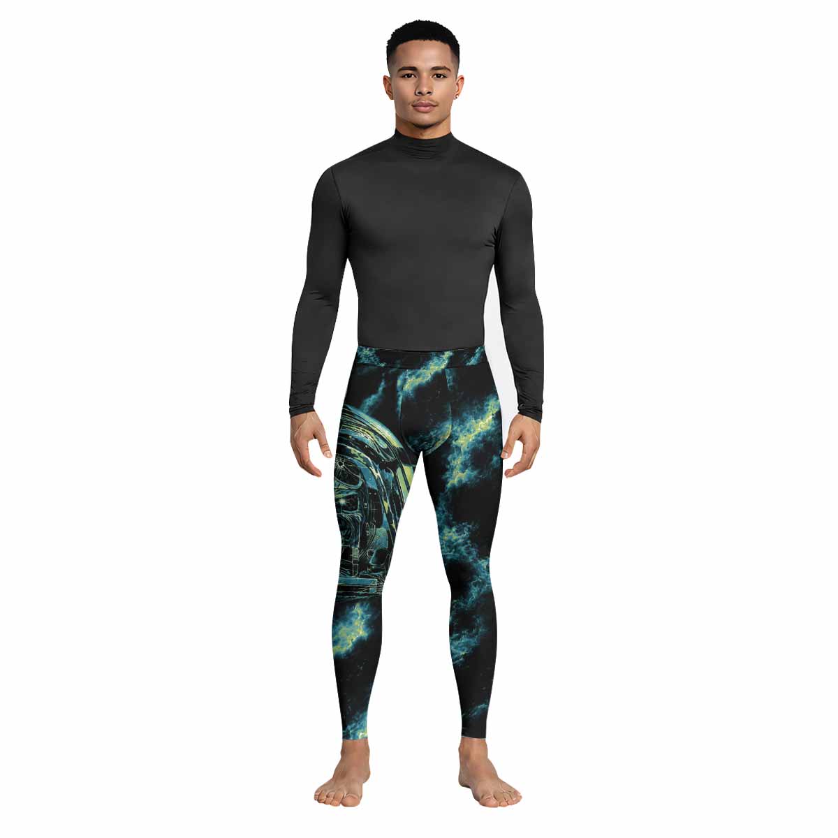 Iron Maiden Aces High Eddie Pilot Men's Leggings - lifestyle view