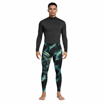 Iron Maiden Aces High Eddie Pilot Men's Leggings - lifestyle view