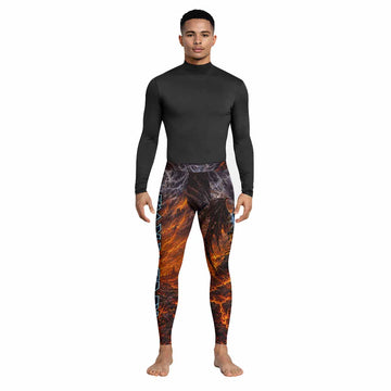 Iron Maiden The Fallen Angel Eddie Men's Leggings - lifestyle view
