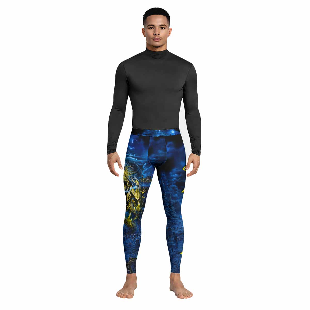 Iron Maiden Live After Death Eddie Men's Leggings - lifestyle view