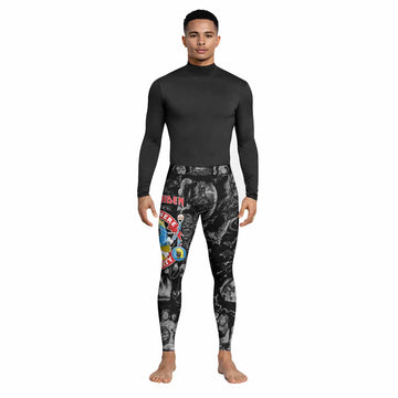 Iron Maiden From Here to Eternity Eddie Men's Leggings - lifestyle view