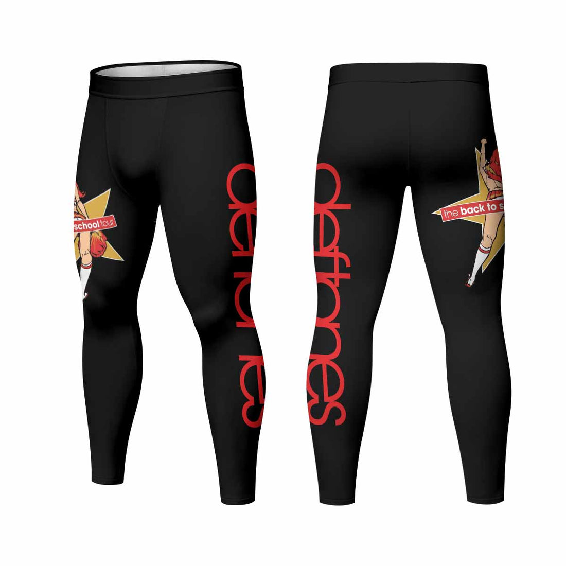 Deftones Back to School Tour Men's Leggings - lifestyle view