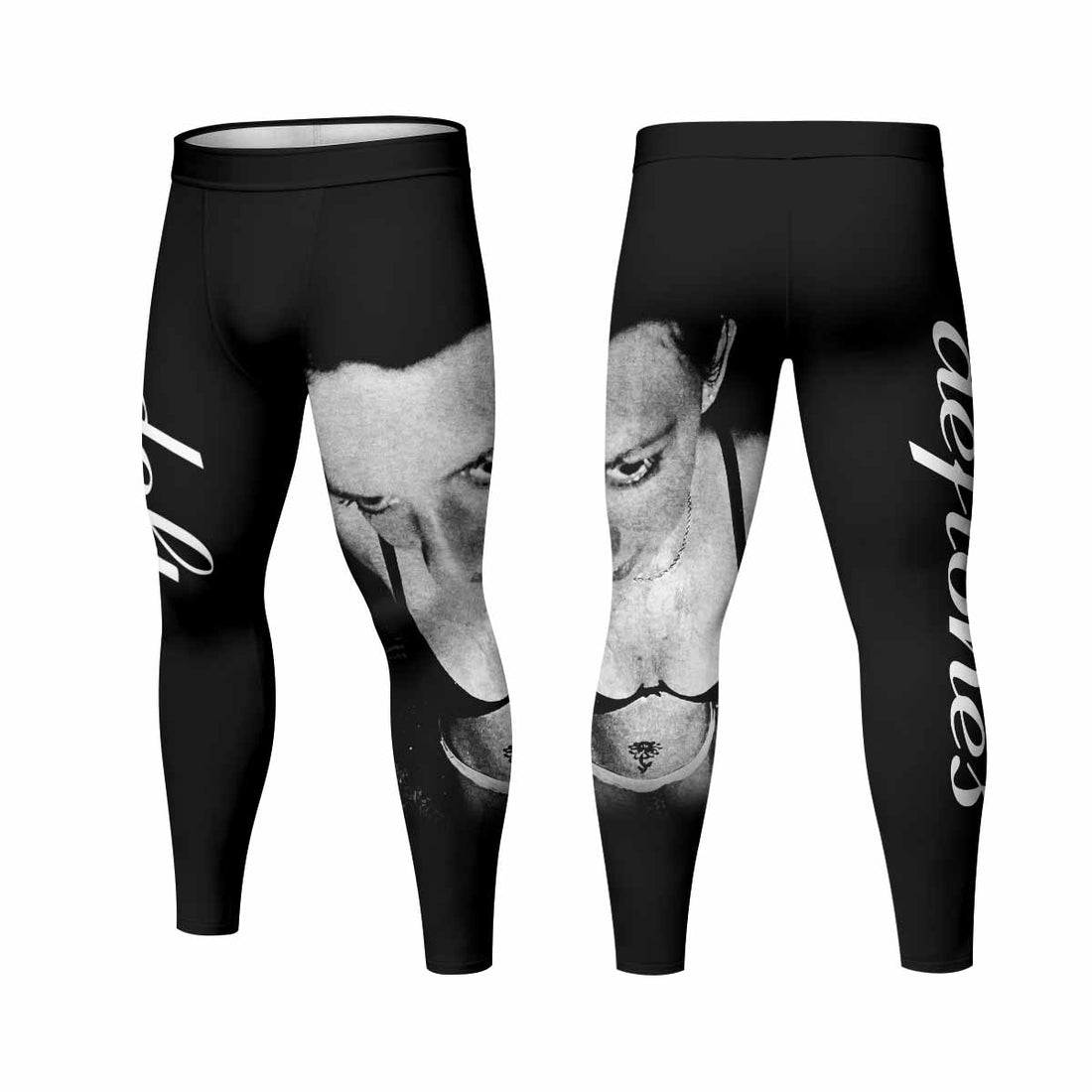 Deftones Around the Fur Men's Leggings - lifestyle view