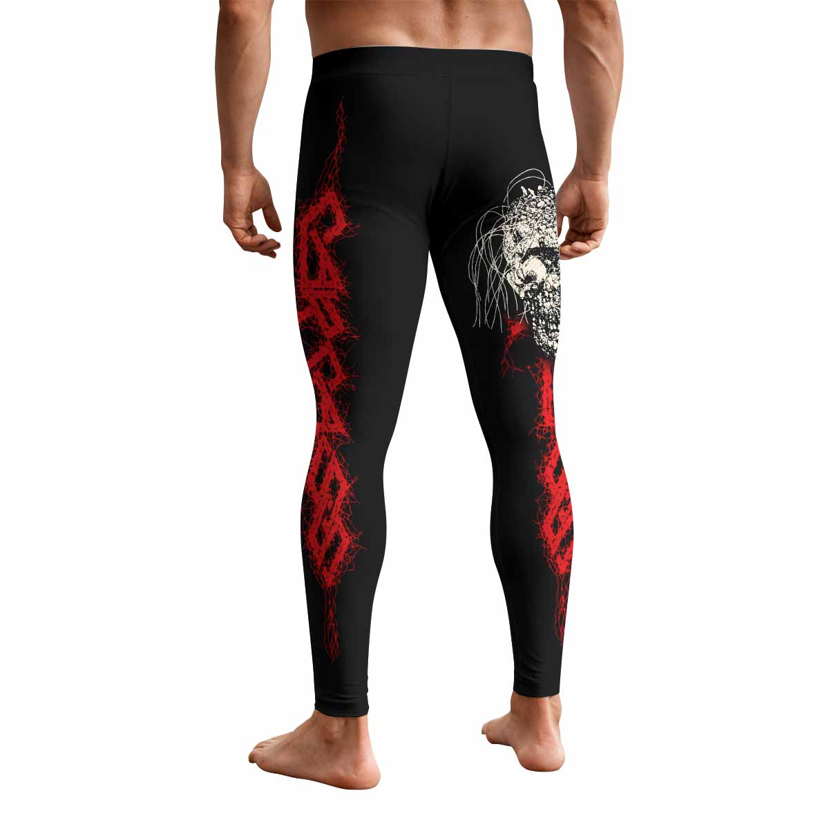 Carcass Symphonies of Sickness Men's Leggings - back view mockup