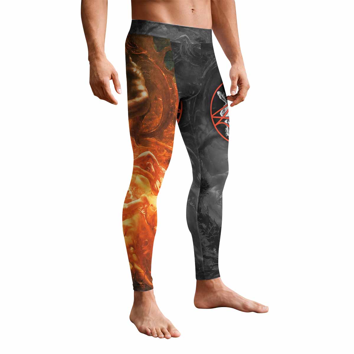 Morbid Angel Altars of Madness Men's Leggings - front view mockup
