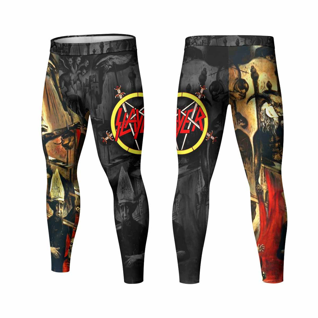 South of Heaven Slayer Men's Leggings - lifestyle view